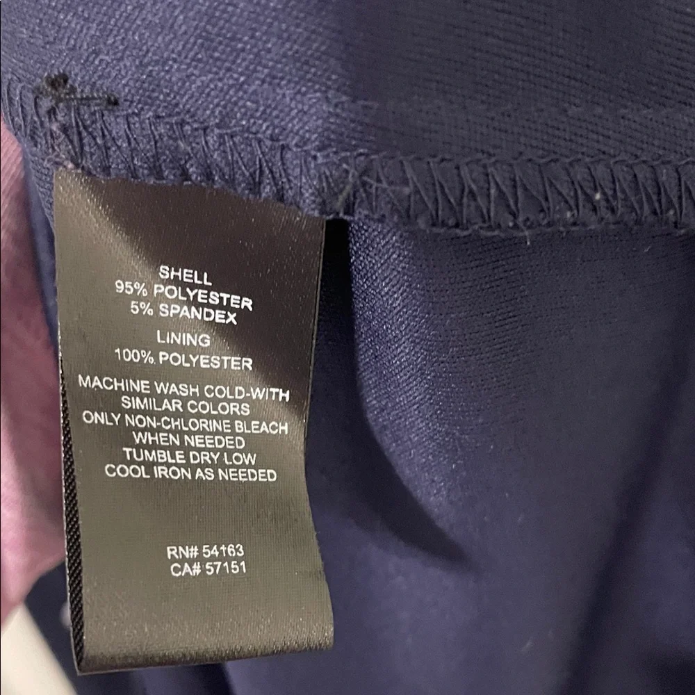 Jessica Howard Navy and White Polka Dot 3/4 Sleeve Dress 20W - Picture 5 of 5